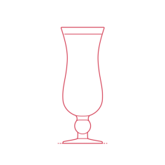 Objects Cocktail Glasses Hurricane Glass Sketch Style Svg Vector, Free Vectors File
